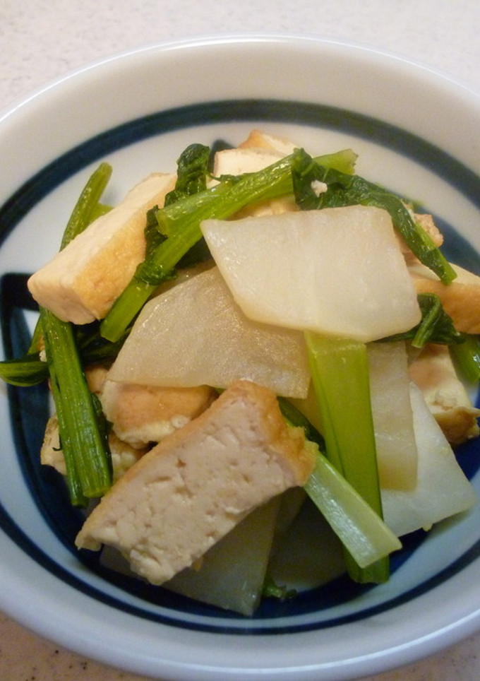 かぶと厚揚げの炒め煮-レシピのメイン写真