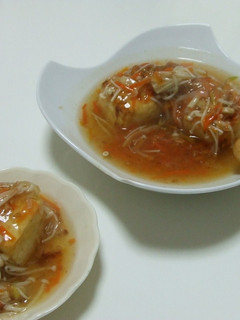 木綿揚げだし豆腐の野菜あんかけ-レシピのメイン写真