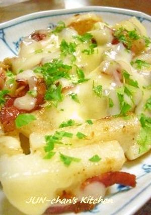 長いもとカリカリベーコンのチーズ焼き-レシピのメイン写真