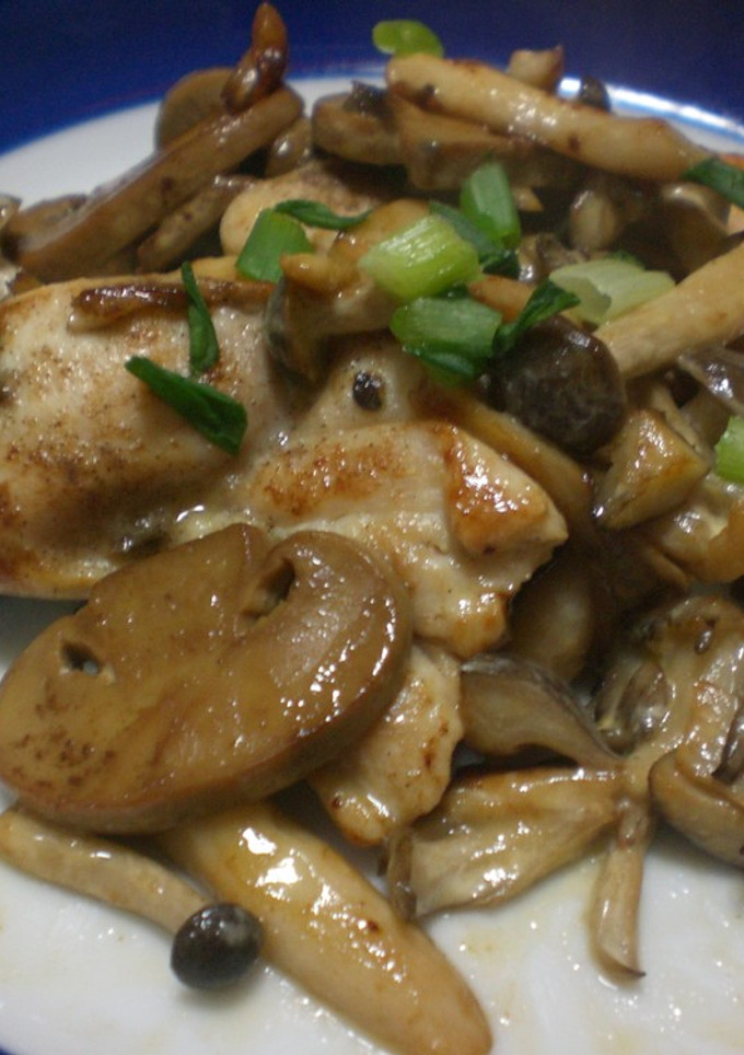 鶏肉ときのこのしょうゆマヨ炒め-レシピのメイン写真