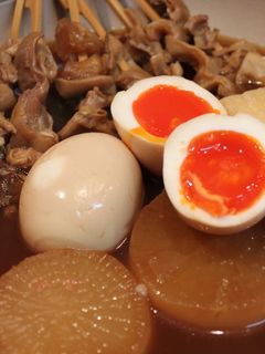 とろとろ牛すじと大根と半熟煮卵の♡おでん-レシピのメイン写真