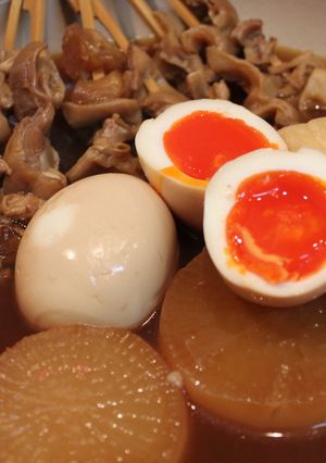 とろとろ牛すじと大根と半熟煮卵の♡おでん-レシピのメイン写真