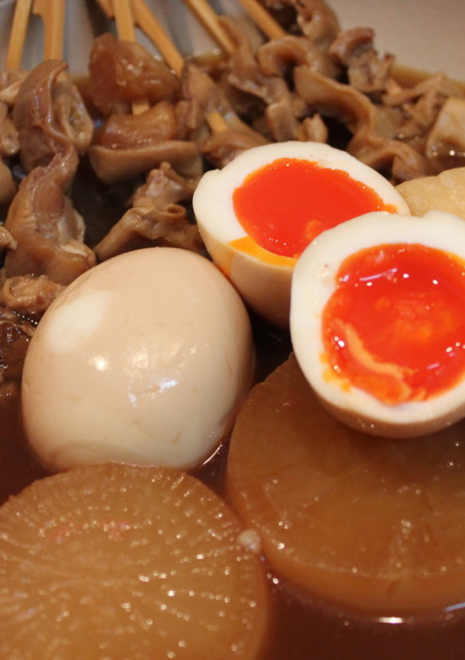 とろとろ牛すじと大根と半熟煮卵の♡おでん-レシピのメイン写真
