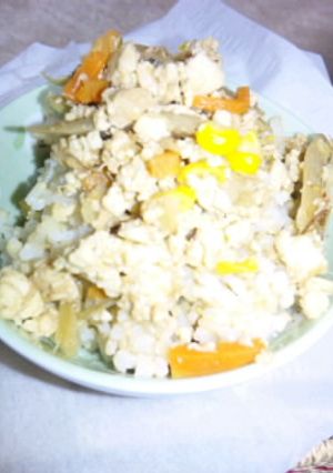 ツナ炒り豆腐☆卵なし-レシピのメイン写真