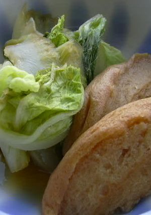 お水はいらない！白菜と車麩のすき焼き風煮-レシピのメイン写真