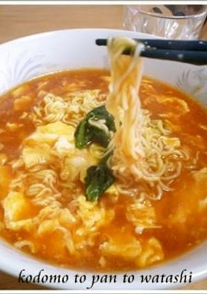 ふわたまチリソースラーメン-レシピのメイン写真