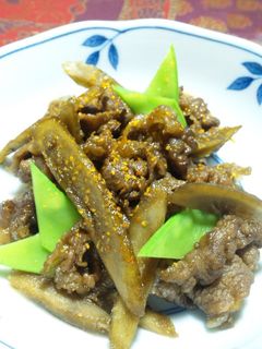 炒め煮で時間短縮♪さわやか牛ごぼう-レシピのメイン写真