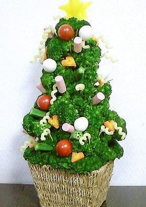 クリスマス　ブロッコリーでツリー-レシピのメイン写真