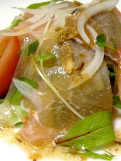 生ハムと野菜の和風サラダ-レシピのメイン写真