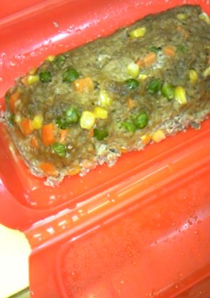 ルクエで野菜たっぷりヘルシーミートローフ-レシピのメイン写真