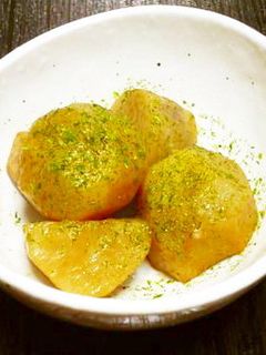 レンジで4分!里芋のバターしょうゆ和え-レシピのメイン写真