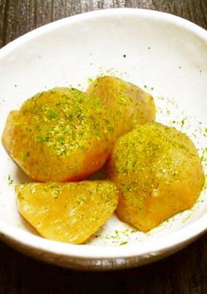 レンジで4分！里芋のバターしょうゆ和え-レシピのメイン写真