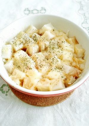早い♪簡単♪レンジでおもちグラタン-レシピのメイン写真