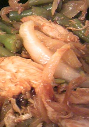 鶏肉と野菜のケチャップソースマス炒め-レシピのメイン写真