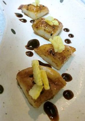 ひたひた甘辛焼き煮もち～柚子風味～-レシピのメイン写真