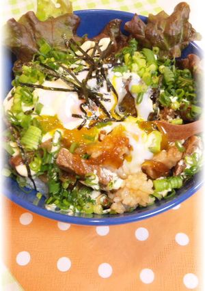 【Cafe風】豚のてりたま丼☆-レシピのメイン写真