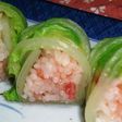 酒盗の白菜巻きずし