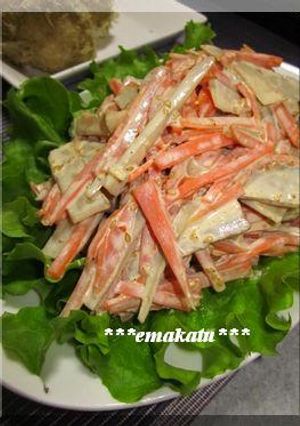 ＊＊ごぼうと人参の味噌マヨ胡麻サラダ＊＊-レシピのメイン写真