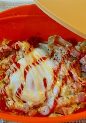 シリコーンスチーマーで朝食を・・・-レシピのメイン写真