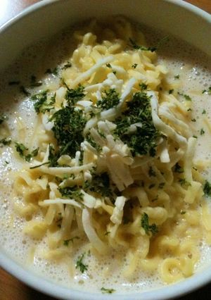 カルボナーラ-麺-レシピのメイン写真
