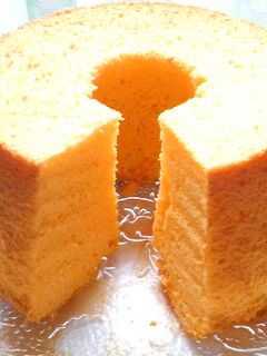 かぼちゃのシフォンケーキ-レシピのメイン写真
