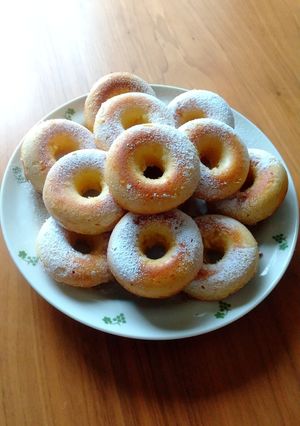 ホットケーキMixで簡単♪焼きドーナツ-レシピのメイン写真