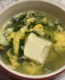ニラ豆腐たまごスープ(身内専用)
