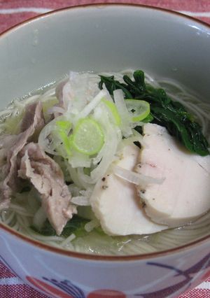 塩ラーメン味のにゅうめん-レシピのメイン写真