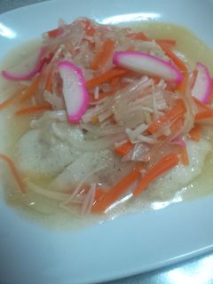 白身魚の野菜あんかけ♪-レシピのメイン写真
