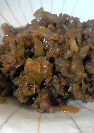 甘旨！玉ねぎ入り肉そぼろ★-レシピのメイン写真