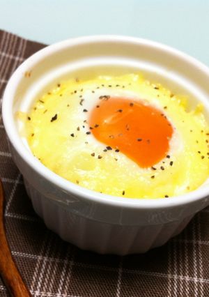 栄養満点♡ピザ風ココット-レシピのメイン写真