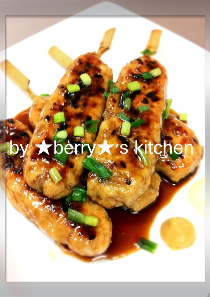 節約レシピ♪ムネ肉でつくねの照り焼き♪-レシピのメイン写真