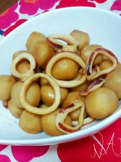 超簡単☆里芋とイカの煮物-レシピのメイン写真