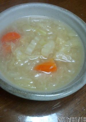 蓮根と白菜スープ-レシピのメイン写真