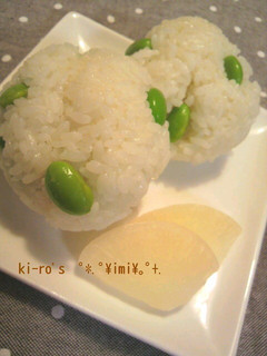 ●枝豆おにぎり●-レシピのメイン写真