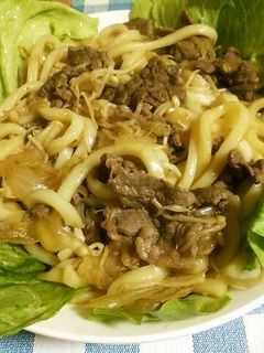★手抜き万歳★すき焼き風肉うどん-レシピのメイン写真