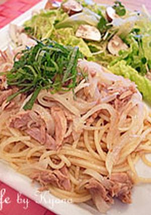 バター醤油好き必見♥ツナオニオンパスタ-レシピのメイン写真
