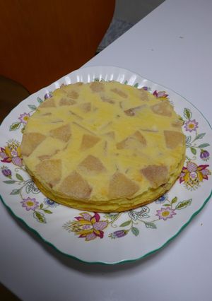 リンゴのチーズケーキ-レシピのメイン写真