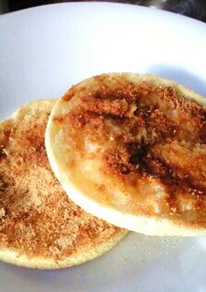 安倍川餅風きなこトースト（マフィン）-レシピのメイン写真