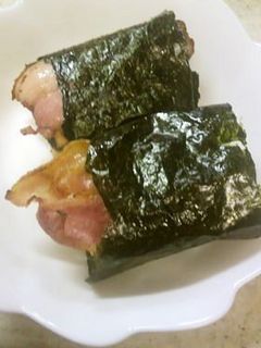 お餅のベーコン巻き♪-レシピのメイン写真