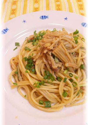 なめたけとツナの和風おかかパスタ☆-レシピのメイン写真