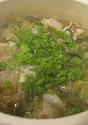ほんだしで簡単豚バラと白菜のぎっしり鍋-レシピのメイン写真