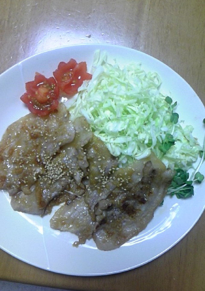 梅味噌風味♪しょうが焼き-レシピのメイン写真