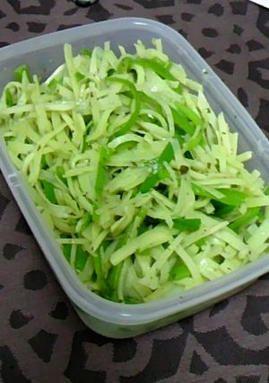 簡単お弁当用おかず～じゃがピーマン炒め～-レシピのメイン写真