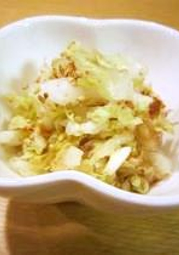 さっとできる白菜おかかごま浅漬け-レシピのメイン写真