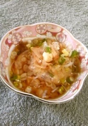 レンジで☆天かすと麺つゆの揚げ出し餅風-レシピのメイン写真