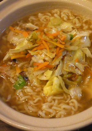 定番お夜食、みそラーメン-レシピのメイン写真