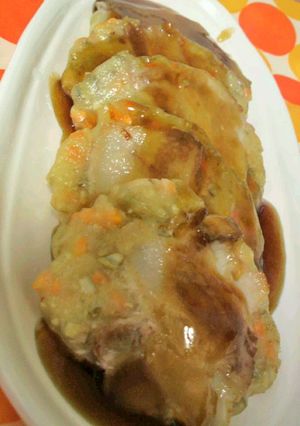 もちもち豚豆腐の甘辛あんかけ-レシピのメイン写真