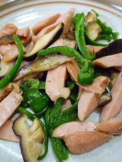 おさかなソーセージの醤油で炒めただけ-レシピのメイン写真