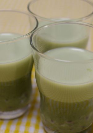 二層でぷるるん♪小豆抹茶プリン-レシピのメイン写真